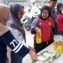 Dinas ketahanan pangan bersama perum Bulog Gelar Pangan Murah GPM di lapangan korpri kompleks Pemerintahan Lamsel