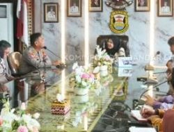 Wali Kota Bandar Lampung Terima Audiensi Dirbinmas Polda Lampung