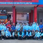 Outing Class Siswa SDB di Dinas Damkarmat Bandar Lampung Disambut Hangat