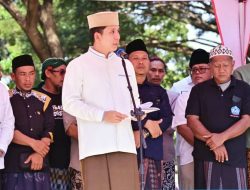 Dilepas Bupati Egi, 1.350 Santri Lampung Diberangkatkan ke Lirboyo
