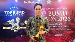 Perumda Tirta Jasa Lampung Selatan Raih Bintang 4 TOP BUMD Awards 2026