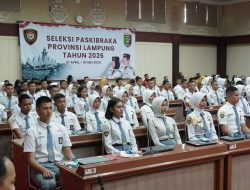 Menuju Istana Negara, 90 Peserta Ikuti Seleksi Paskibraka Lampung 2026