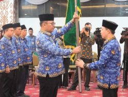Sekdaprov Marindo Kurniawan Kukuhkan Pengurus KORPRI Way Kanan, Tekankan Peran Strategis ASN