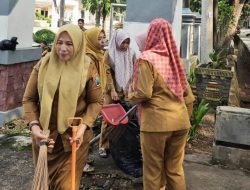 Sekretariat DPRD Lampung Selatan Jadikan “Gertak” Helau Sebagai Gerakan Budaya Bersih Kantor