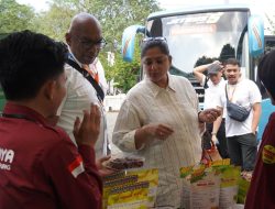 Ratusan Peserta HUT REI Kunjungi Dekranasda Lampung, Produk Kriya, Wastra dan Kuliner Jadi Daya Tarik
