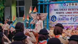 Pramuka se-Lampung Meriahkan Grantha Fest 41 di SMAN 1 Bandar Lampung